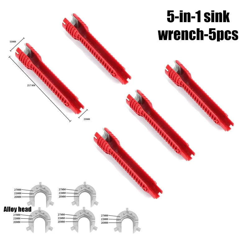 14-in-1 Sink Faucet Plumbing Wrench Set | Multi-Function Tool
