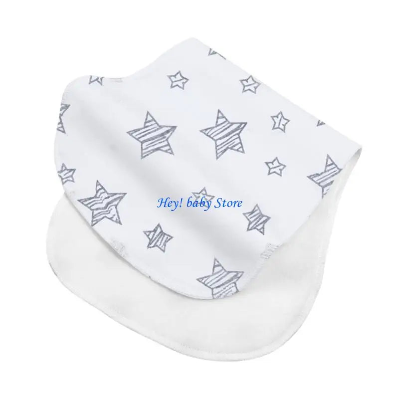 Soft Absorbent Baby Burp Cloths – Newborn Feeding & Teething Bibs