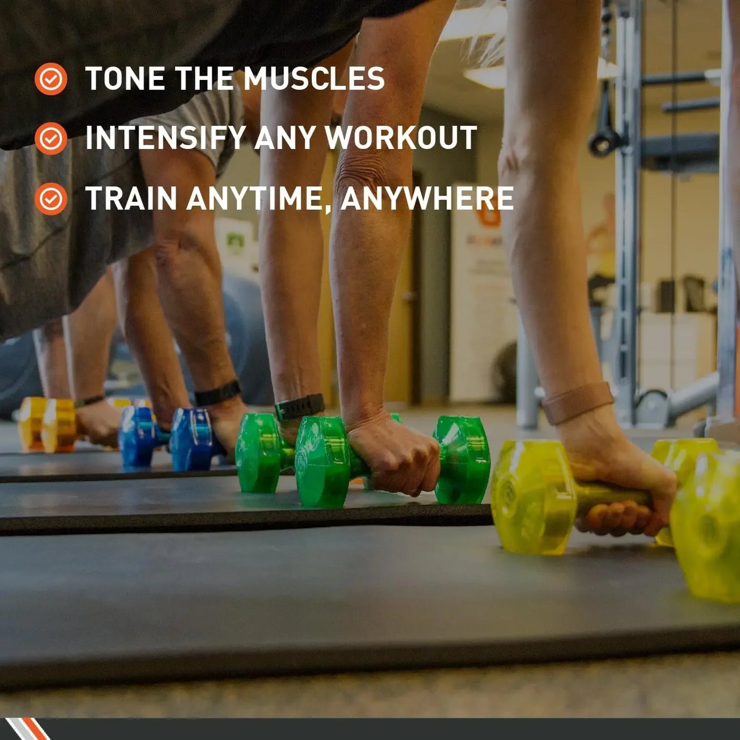 Premium Urethane Dumbbells with Steel Core & Ergonomic Gel Coating Peaceful Pleasures Health and Wellness