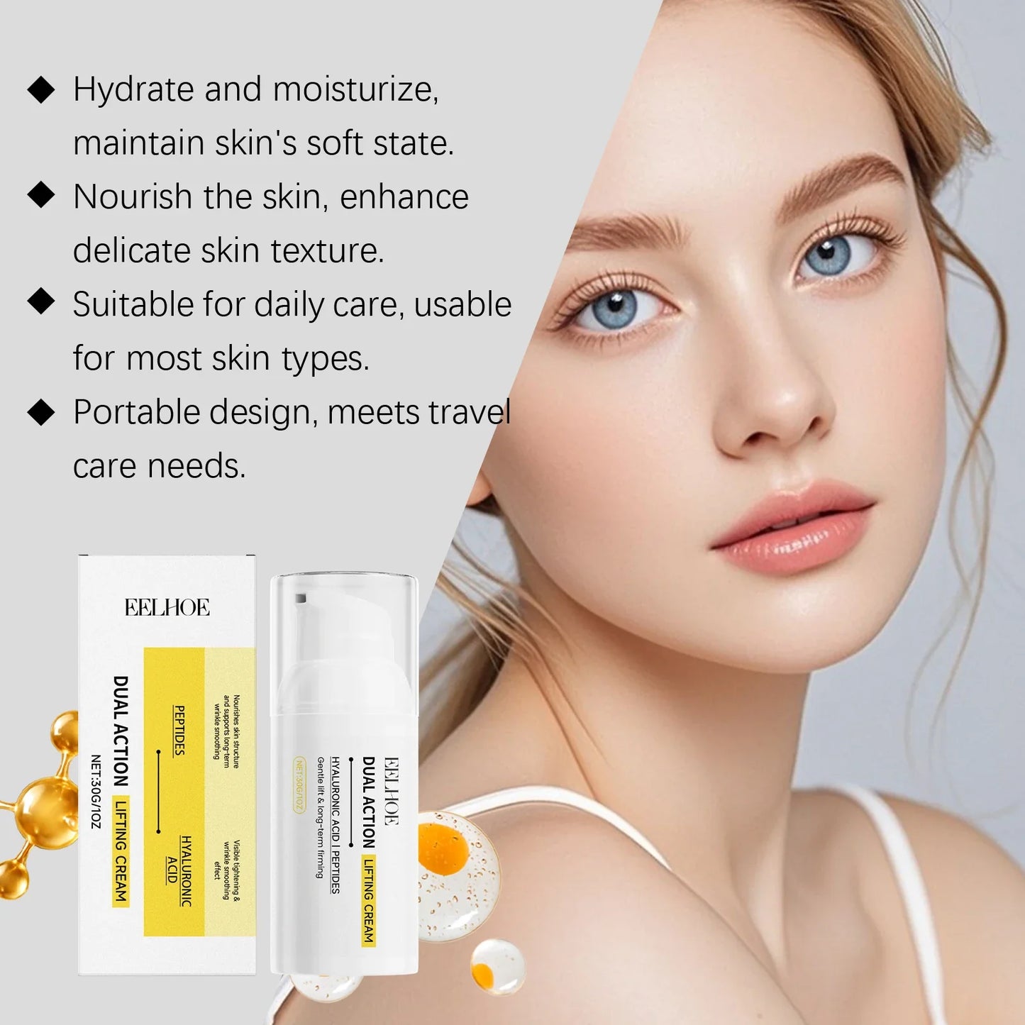 Gentle Hydrating Face Cream – Lightweight & Non-Greasy