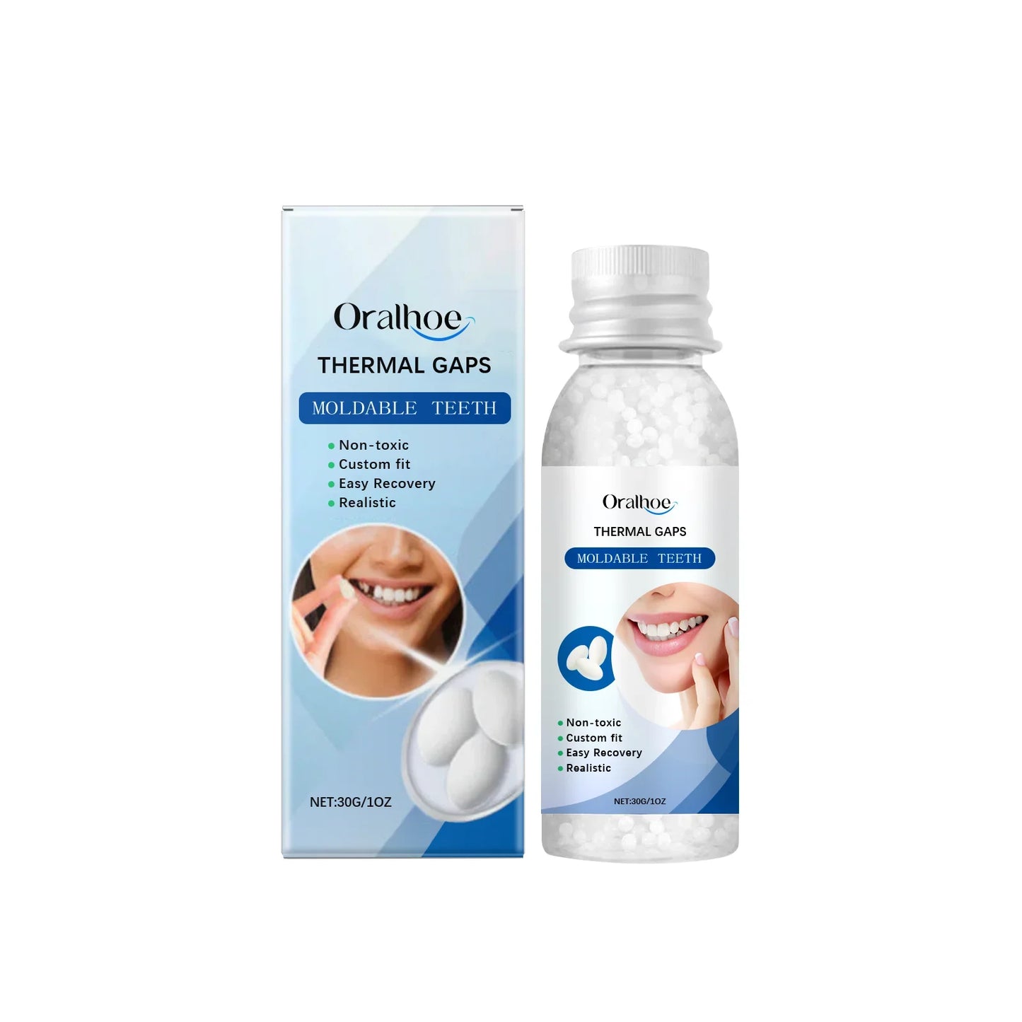 Moldable Temporary Tooth Filling Kit – Thermoplastic Denture Repair