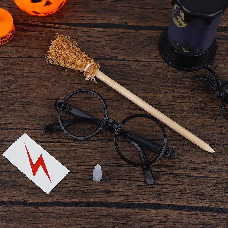 45-Piece Wizard Party Favors – Wand Pencils, Brooms & Glasses