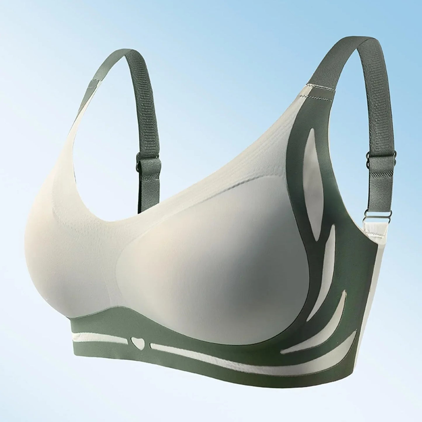 Women's Wireless Push-Up Bra | Seamless V-Neck Wire-Free