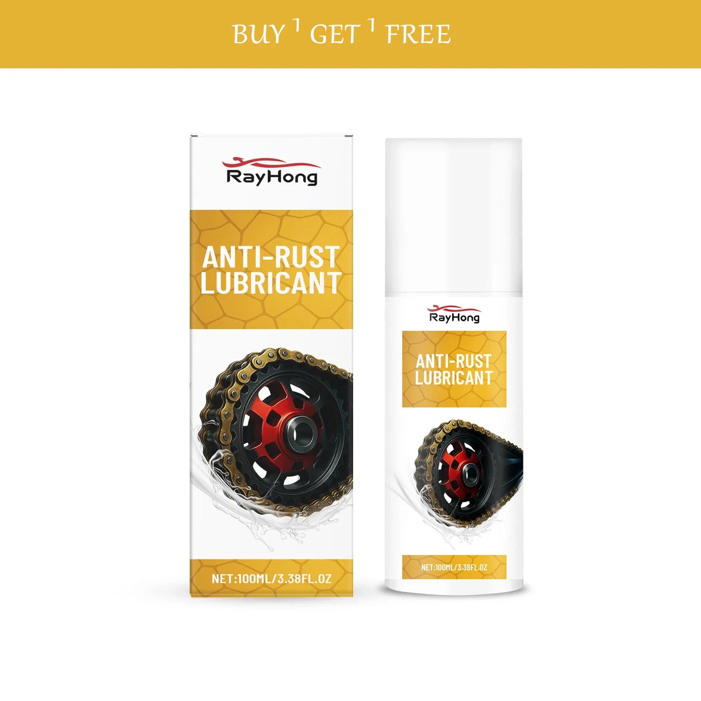 RayHong Anti-Rust Lubricant Spray 100ml | Metal Derusting
