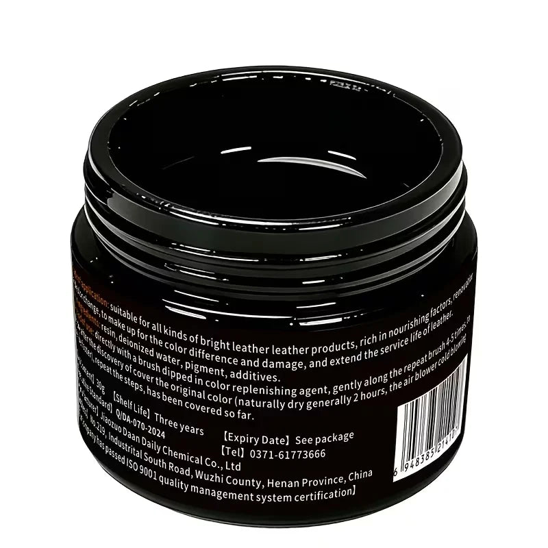 Leather Recoloring Balm – Brown Dye for Shoes, Bags & Furniture