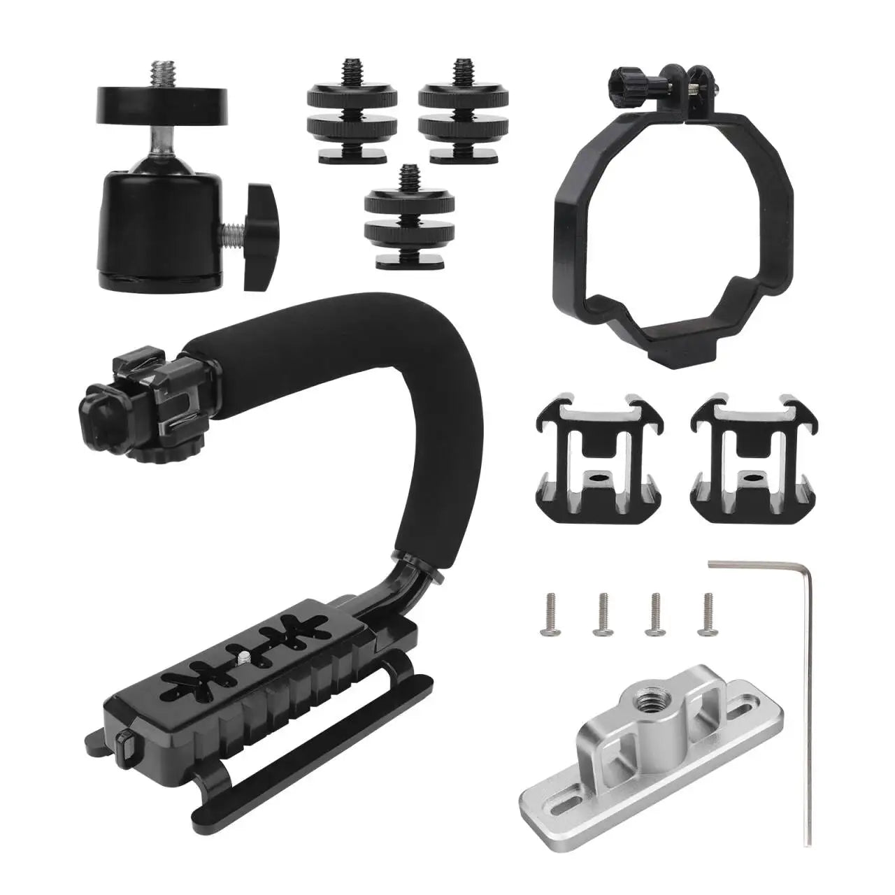 U-Type Portable Photography Bracket Ergonomic Design For DJI Mavic 4 Pro Handheld Shooting Bracket Handheld Photography Kit Peaceful Pleasures Health and Wellness RC2 Versions