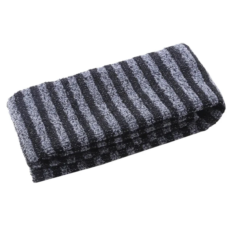 Ultra-Long Exfoliating Back Scrubber | Silver-Ion Bath Towel
