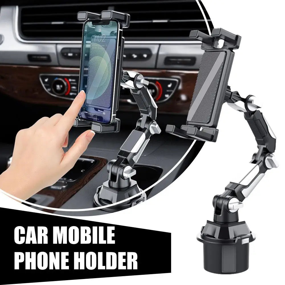 Universal 360° Car Mount for Phones & Tablets 4–12.9 Inch
