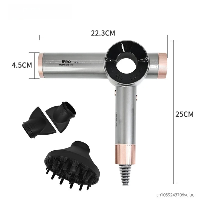 2026 New High-Speed Bladeless Hair Dryer With Brushless Motor, 120000 Rpm, High-Power, Hair Salon Specific, Household 220v Peaceful Pleasures Health and Wellness