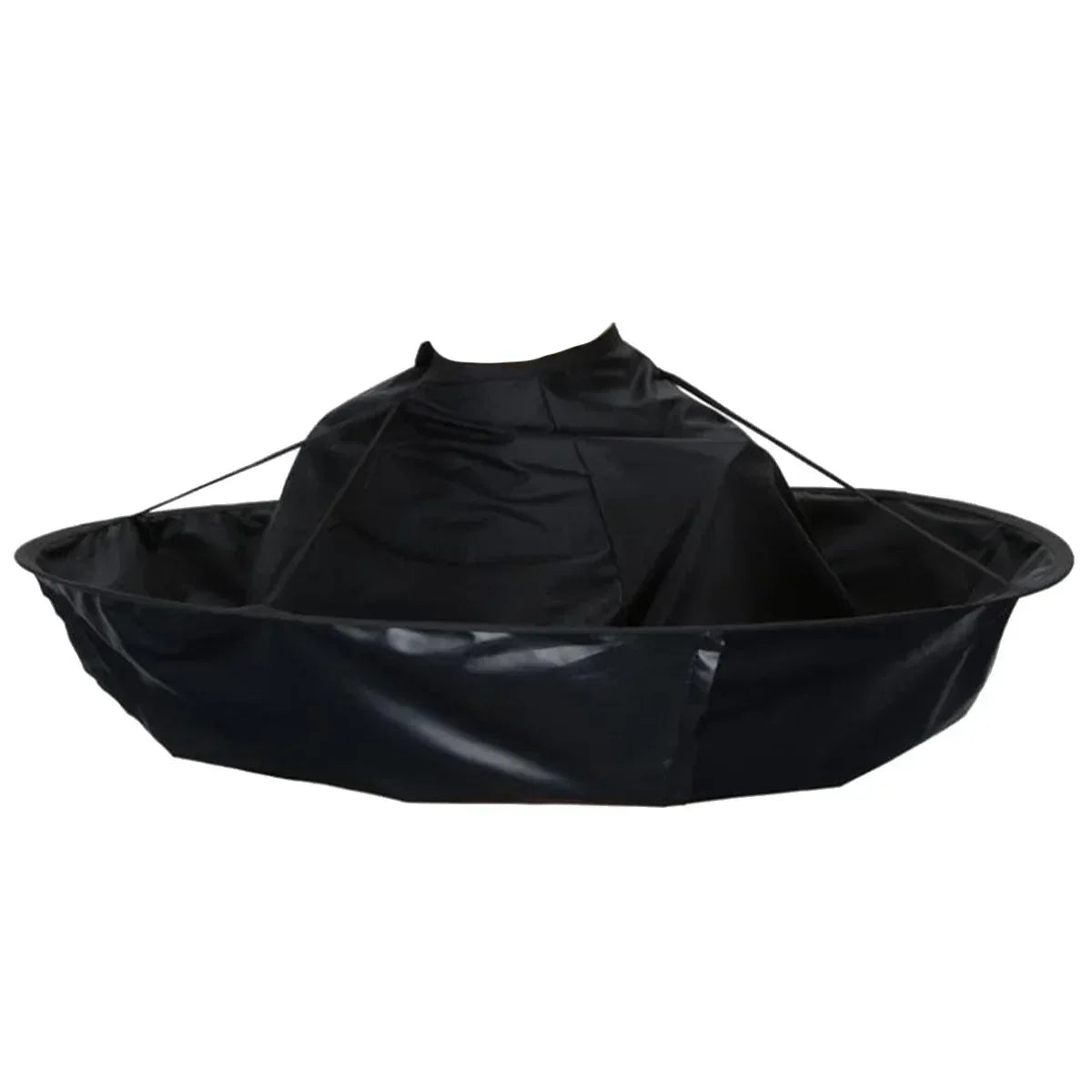 Hair Cut Umbrella Capes Haircut Cloak Cloth Hair Dye Three-Dimensional Breathable Household Haircut Cloak Foldable Haircut Tool Peaceful Pleasures Health and Wellness Black
