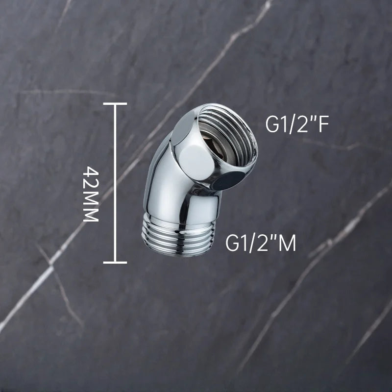 135° Shower Arm Elbow Adapter G1/2 | Extension Connector