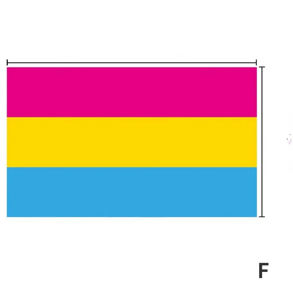 Mini Rainbow Hand Flags Sticks 14x21cm Pride Parade Celebration Party