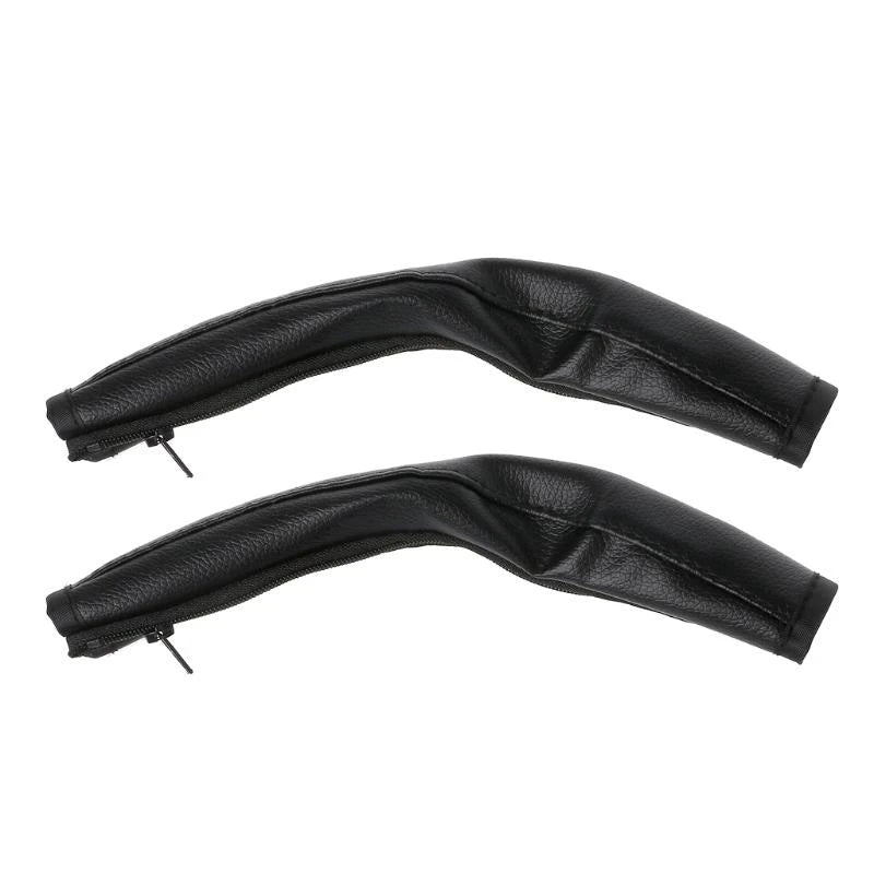 PU Leather Stroller Armrest Covers – 2pc Handle Protector Set