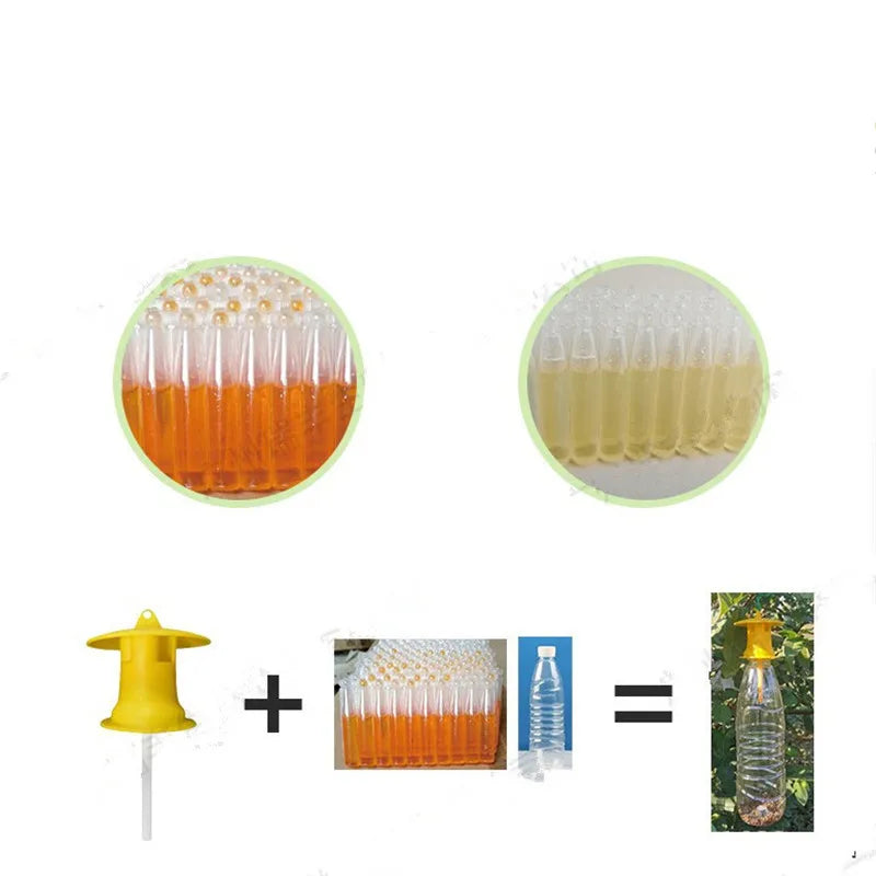 Fruit Fly Trap Cap | Drosophila Catcher for Home, Farm & Orchard