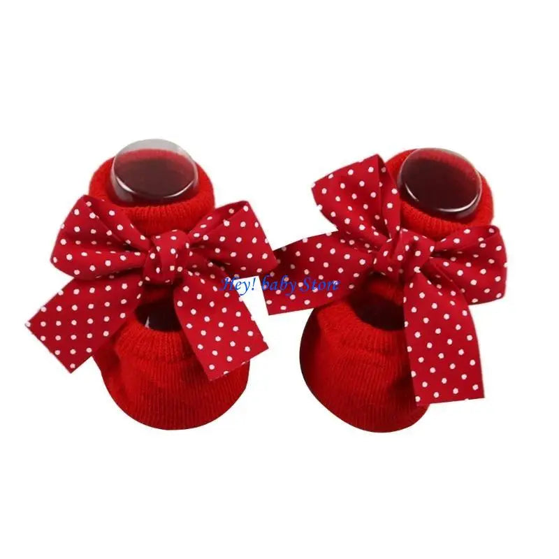 Baby Cotton Anti-Slip Floor Socks – Unisex Knit Ankle Socks