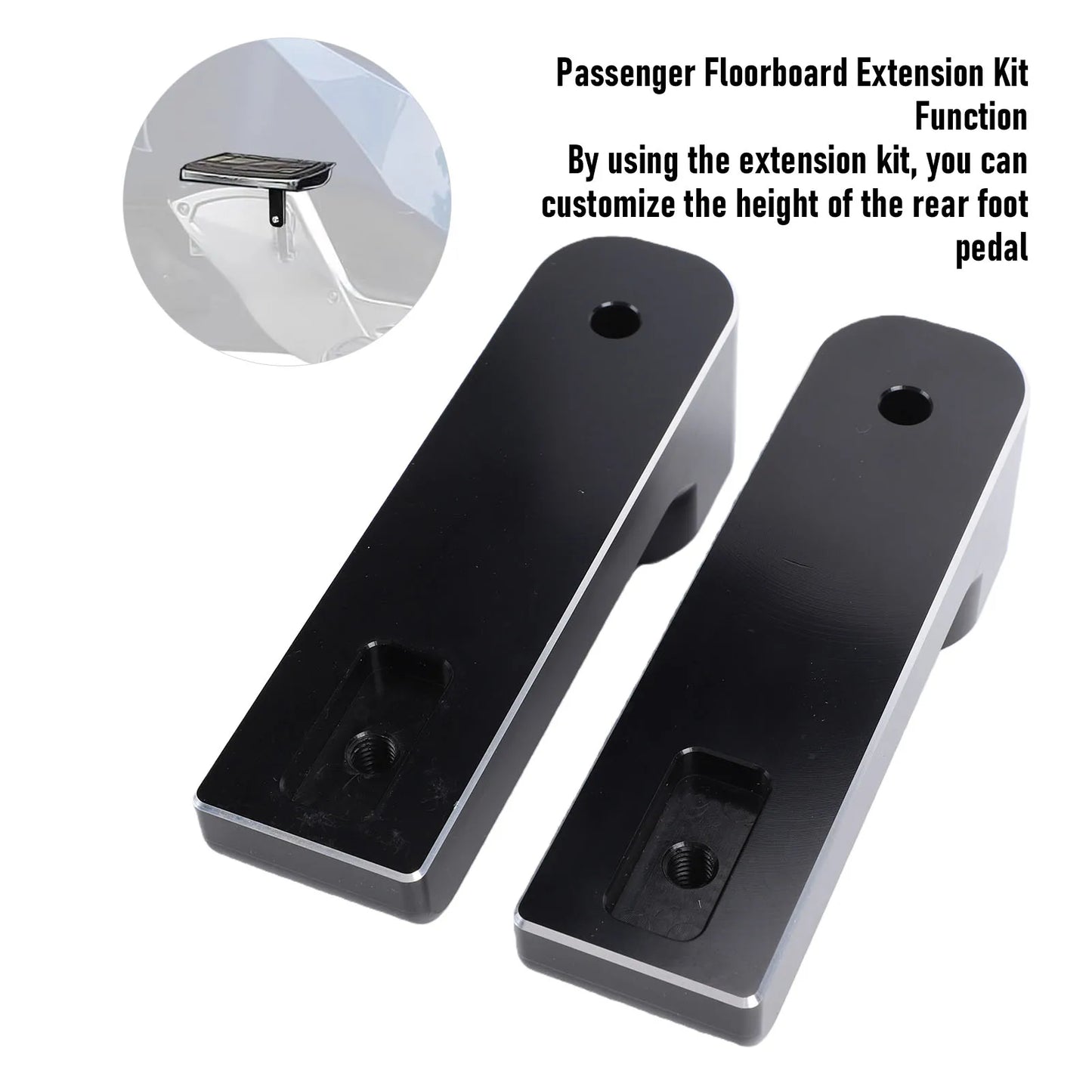 Passenger Foot Peg Riser Kit for Can-Am Spyder RT 2010–2021