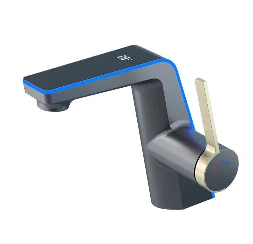 LED Temperature Display Basin Faucet | Single Handle Bathroom Tap