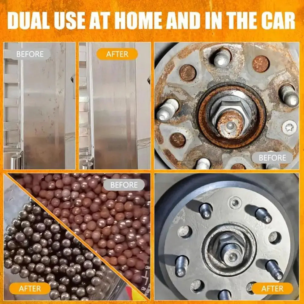 Multifunctional car rust remover used for removing rust providing surface protection on car brake pads iron metal surface 1/3PCS Peaceful Pleasures Health and Wellness