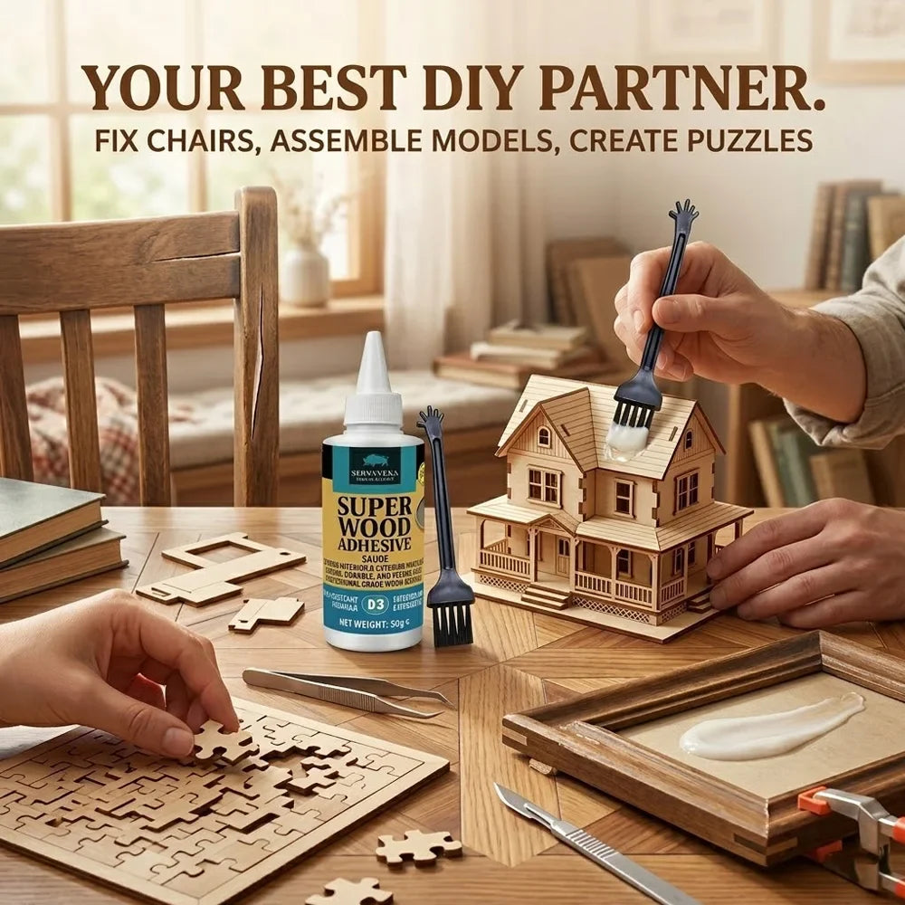 D3 Wood Glue 50g – Water-Resistant Carpentry Adhesive