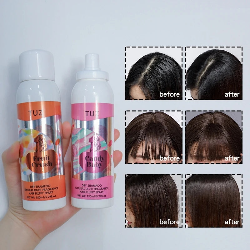 Dry Shampoo Spray for Oil Control and Volume Boost