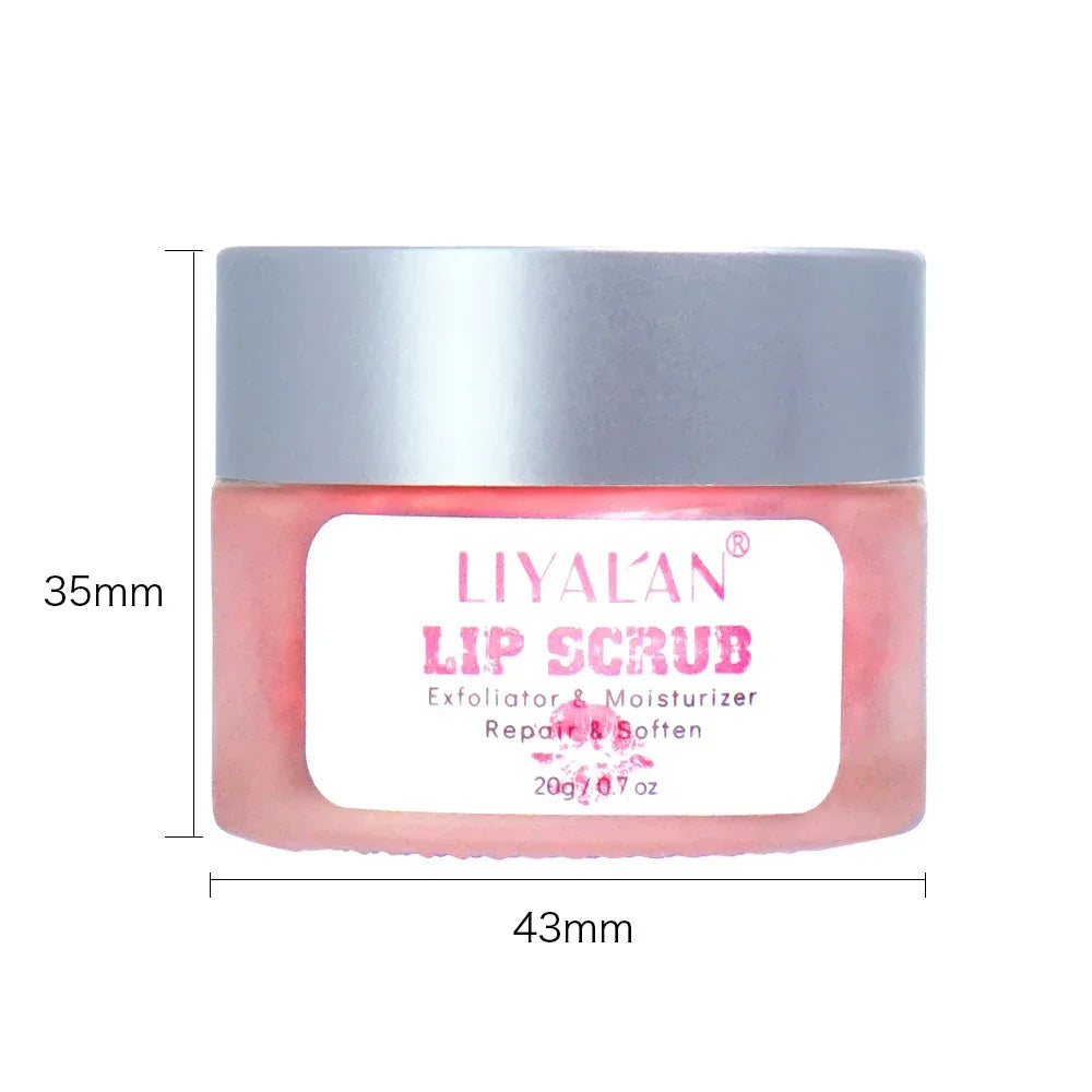 Pink Sugar Lip Scrub – Exfoliating & Moisturizing Peaceful Pleasures Health and Wellness