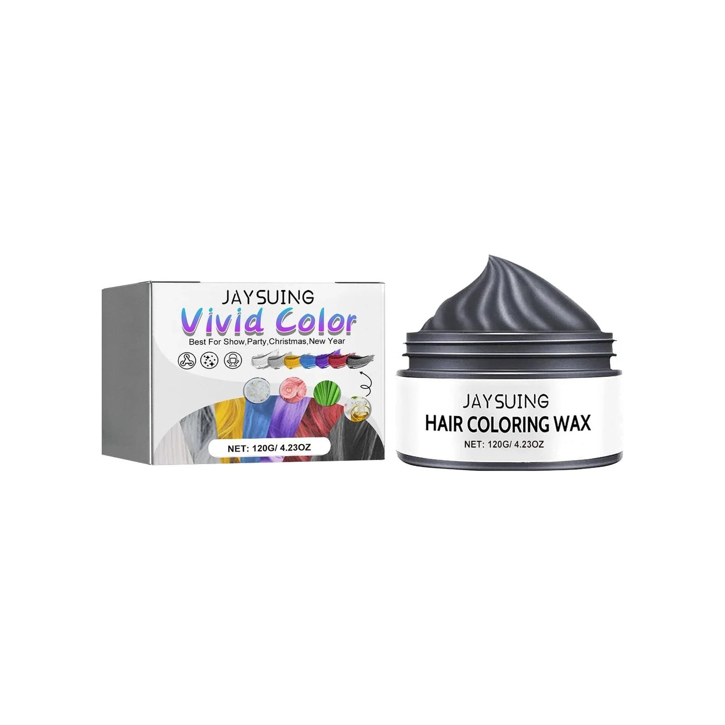 Temporary Hair Color Wax – Nourishing Styling Pomade 120g