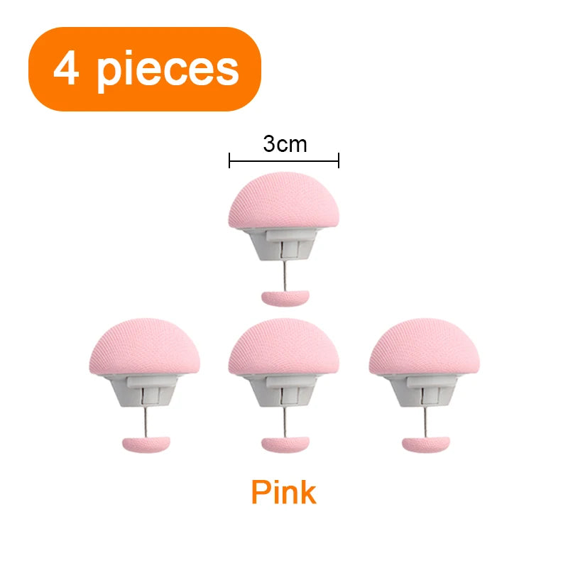 Mushroom Quilt Clips | Non-Slip Bed Sheet Blanket Fasteners