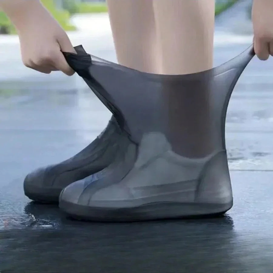 Shoes Waterproof Shoes Covers Outdoor Rain Boots for Children Rainy Day Biker Raincoat Shoe Waterproof Cover Pair Gear Silicone Peaceful Pleasures Health and Wellness 1Pair Black Applicable 34-45