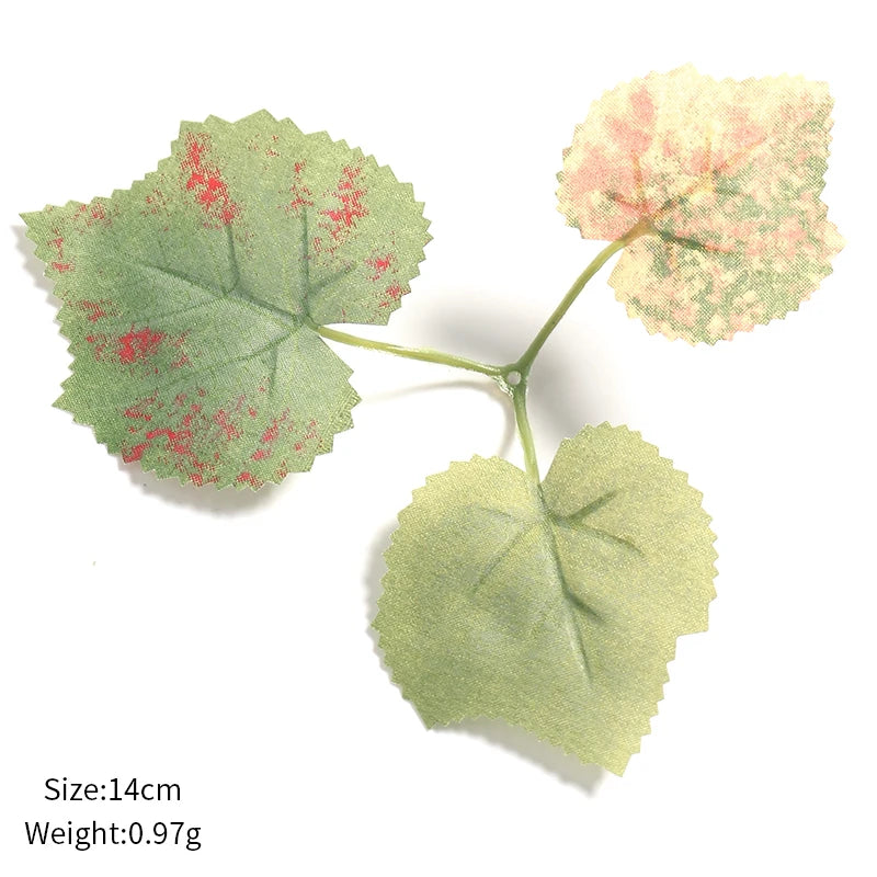 Silk Artificial Leaves for Wedding & Home Decor – 10/30/50 Pcs
