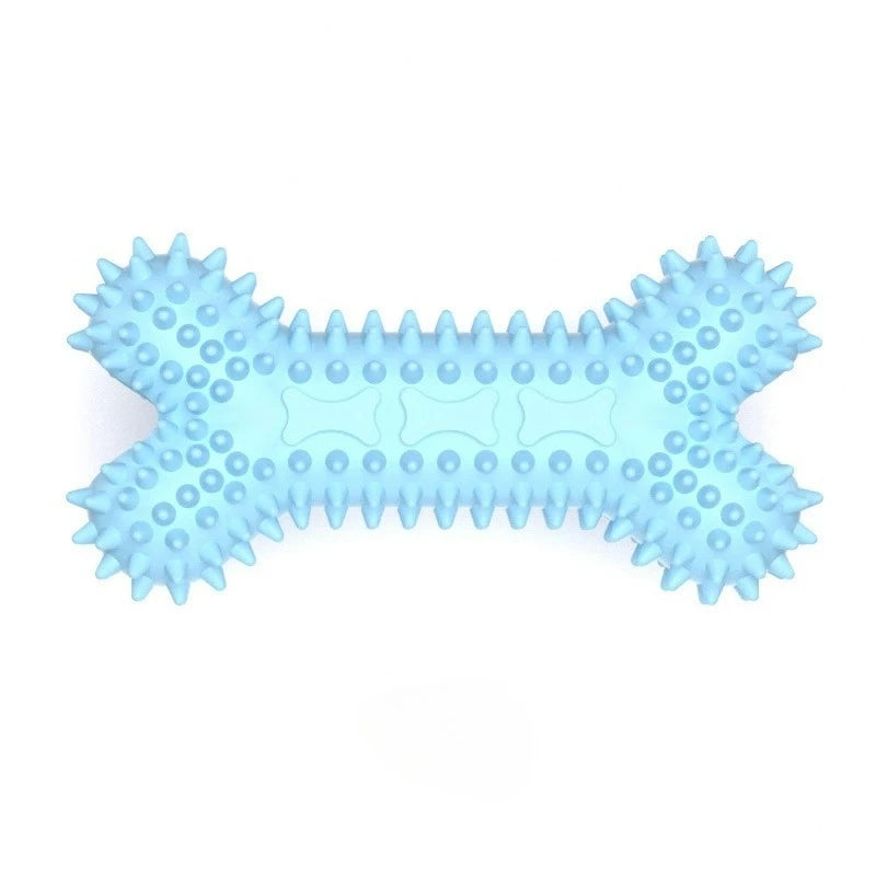 Durable TPR Bone Dog Chew Toy for Teething Puppies