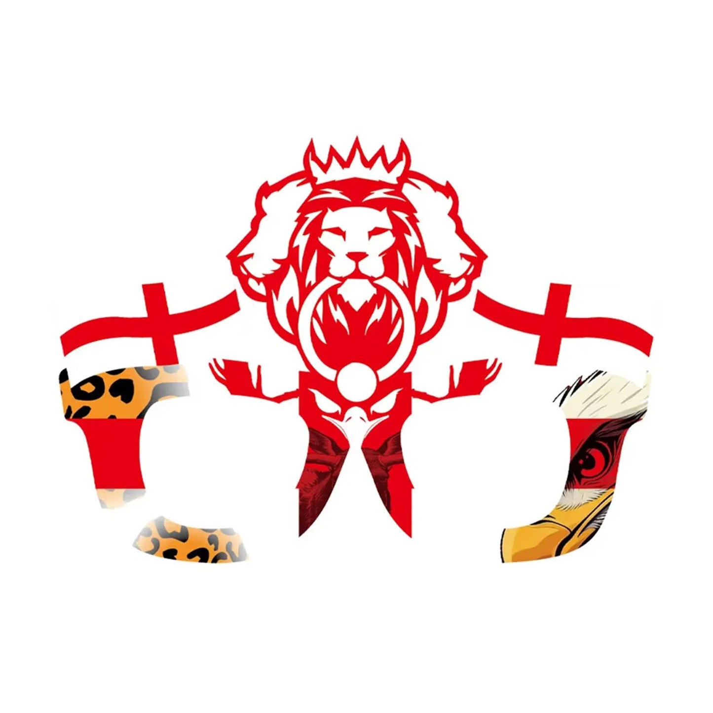 2026 Football Competition Football Costume Glasses Novelty Fun Eyeglasses Soccer Fans Cheering Props for Cheerleading Peaceful Pleasures Health and Wellness England Version