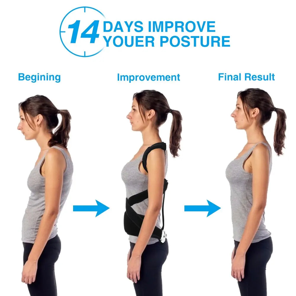 High Quality Aluminum Plate Lumbar Spinal Bad Back Posture Corrector Brace Humpback Orthopedic Strain Pain Relief Peaceful Pleasures Health and Wellness