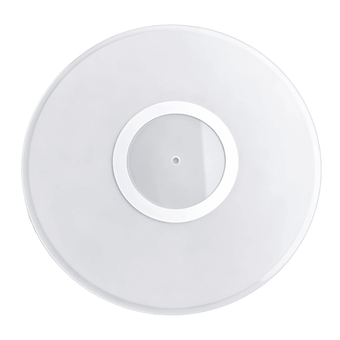 Acrylic Anti Static Slipmat Improves Sound & Performance Turntable Platter Mat for Helps Reduce Noise From Dust Peaceful Pleasures Health and Wellness White