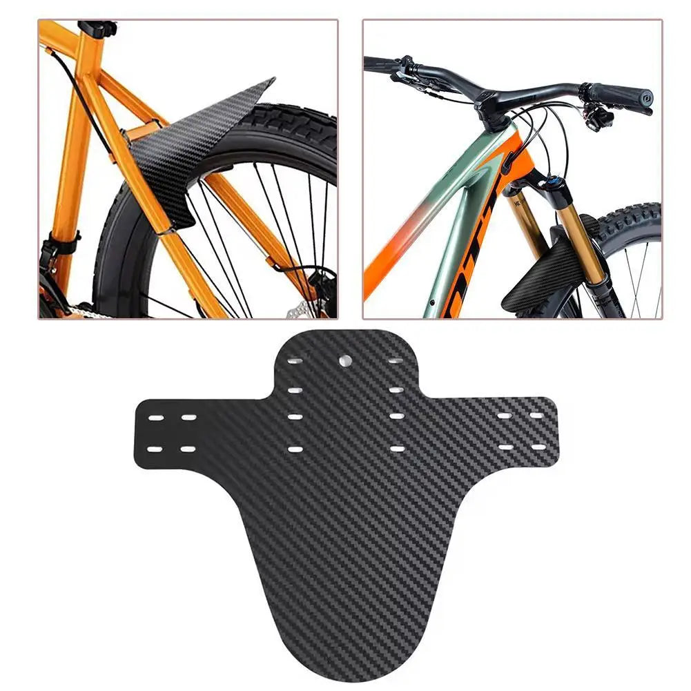 Ultralight MTB Bike Mudguard | Carbon Pattern Front & Rear Fender