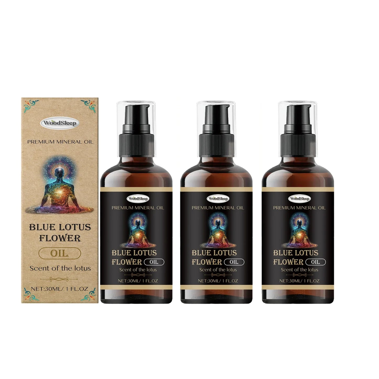 WOODSLEEP Blue Lotus Nourishing Oil – Hair, Skin & Nails 30ml
