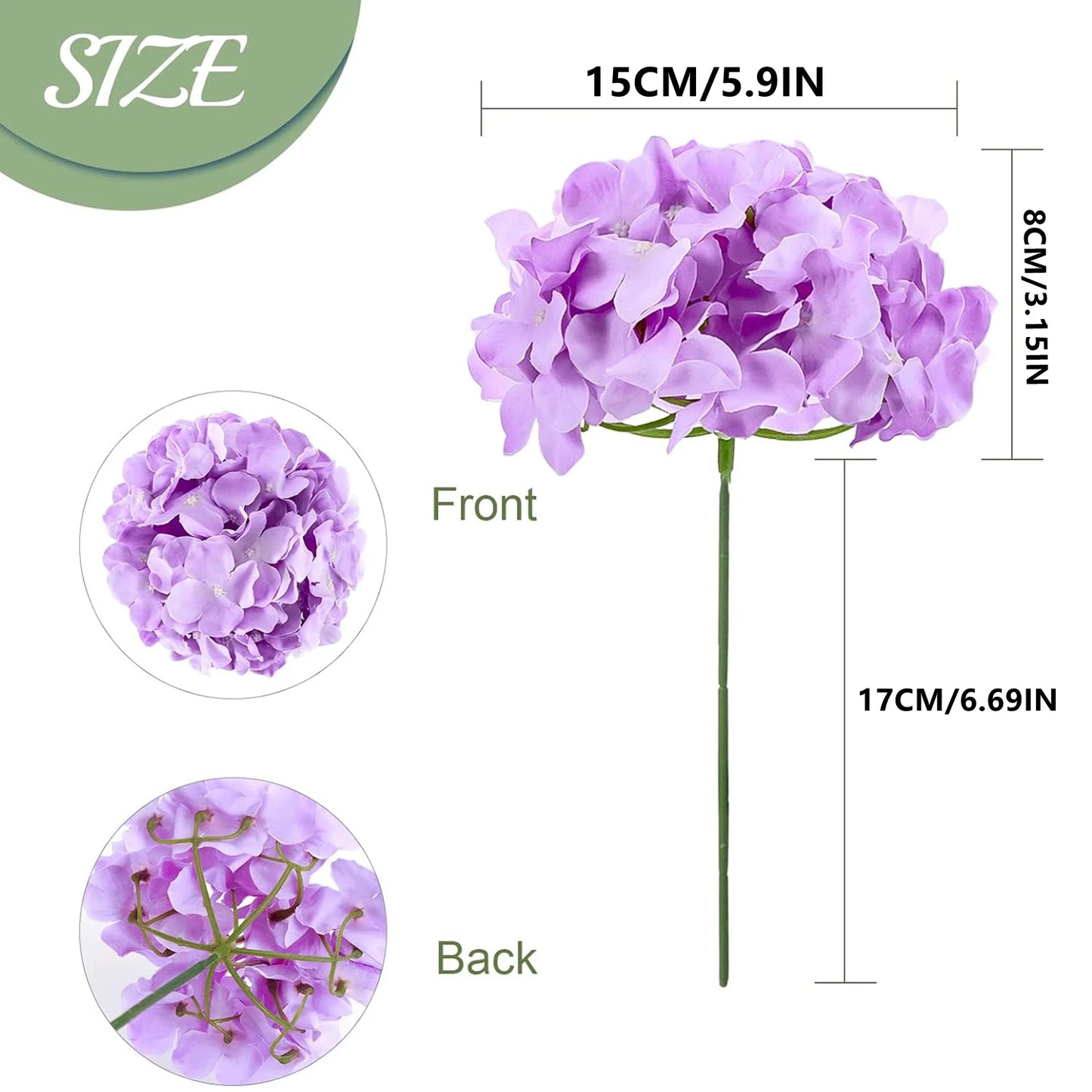 Artificial Silk Hydrangea Stems – Wedding & Home Décor
