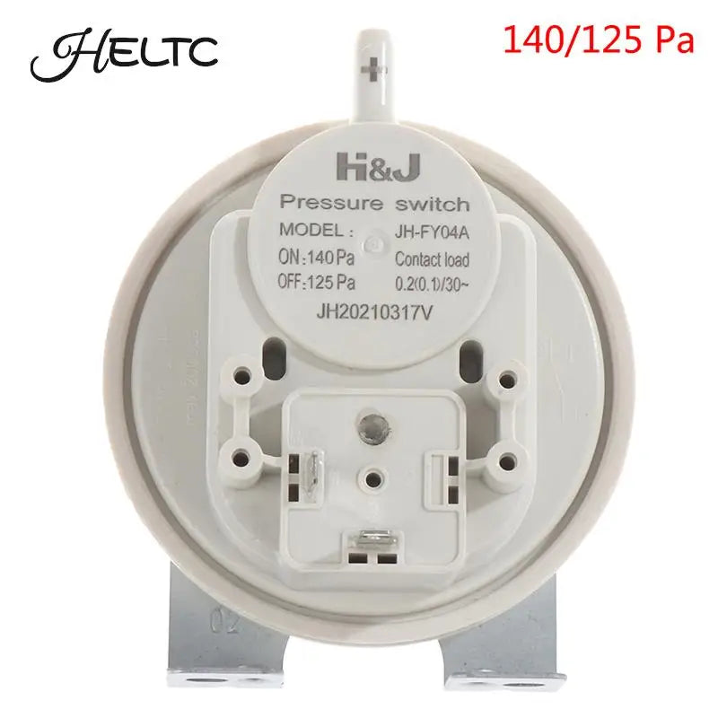 Wind Pressure Switch 40–140Pa + 30cm Hose | Gas Water Heater Appliance Replacement Part Peaceful Pleasures Health and Wellness 140Pa