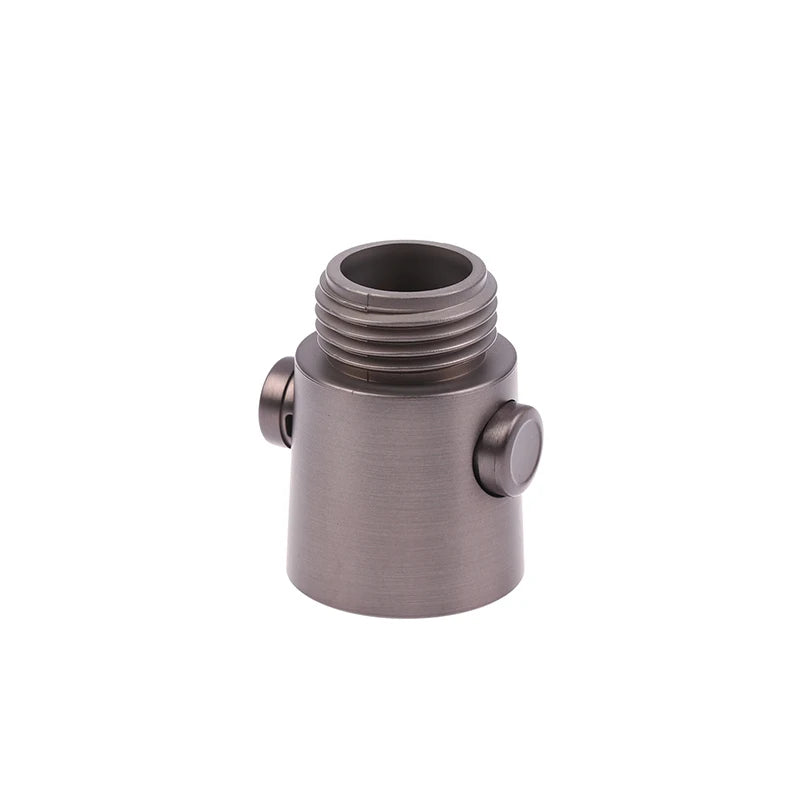 ABS Shower Head Control Switch Flow Water Stop Valve One-Button Pause Water Controller Flow Regulator Bathroom Accessories Peaceful Pleasures Health and Wellness Gray