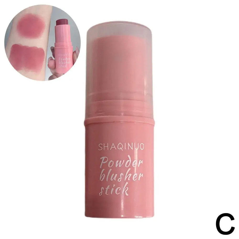 Dual-Use Blush & Lip Stick – Waterproof Powder Blusher