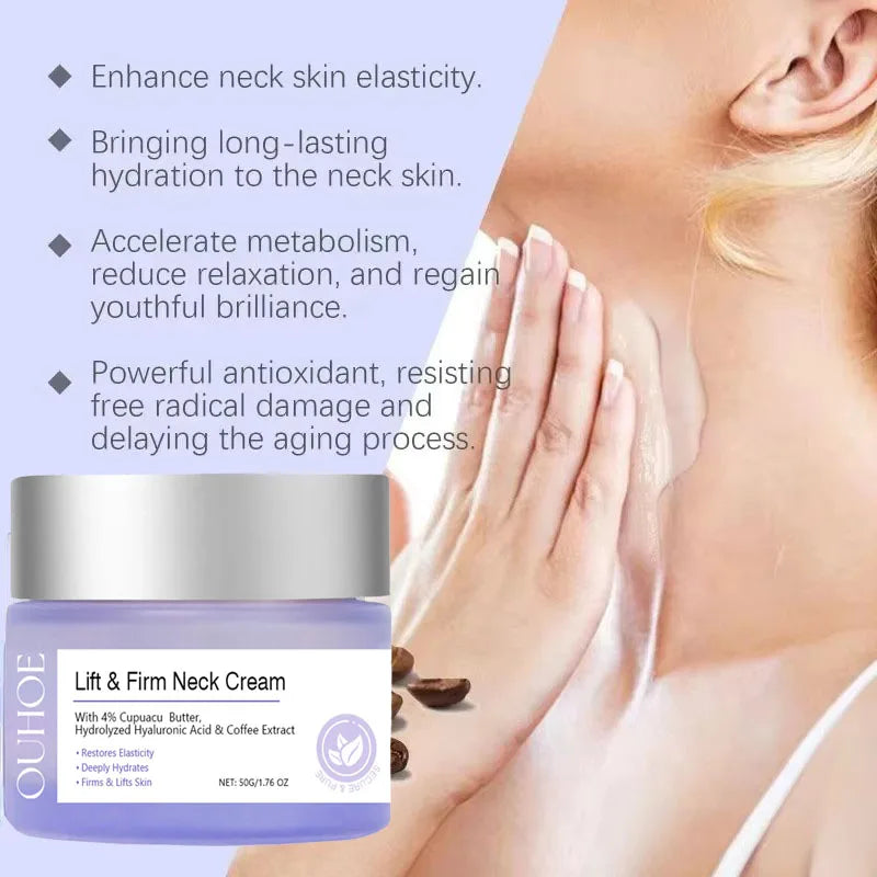 BIOAOUA Firming Neck Cream – Brightens, Smooths & Hydrates