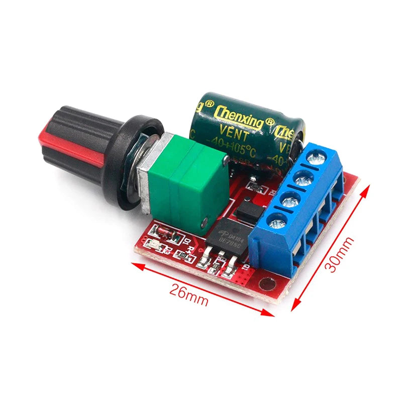 1PC DC-DC 4.5V-35V Low Voltage Motor Speed Controller 5A 90W PWM 12V DC Motor Speed Controller Module Adjustable Drive Module Peaceful Pleasures Health and Wellness