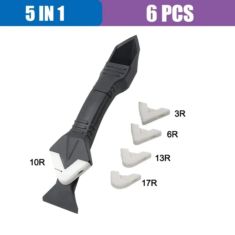 Caulk & Silicone Scraper Tool | Window & Glass Cleaner Scraper Cleaning Tool Peaceful Pleasures Health and Wellness Plastic head