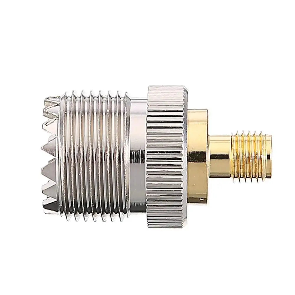 SMA Female to UHF Female RF Coaxial Adapter for Walkie-Talkie