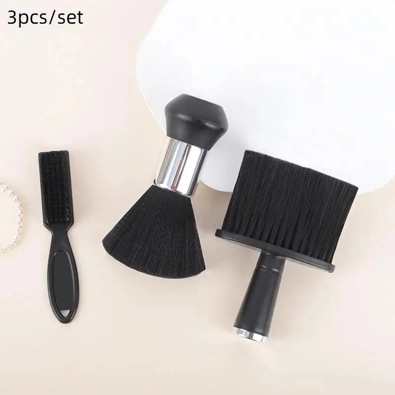 2/3/4pcs Neck Dust Collector Hair Cleaning Brush For Hairdressers Neck Dust Collector Hairdresser Salon Clean Brush Tool Peaceful Pleasures Health and Wellness 3PCS