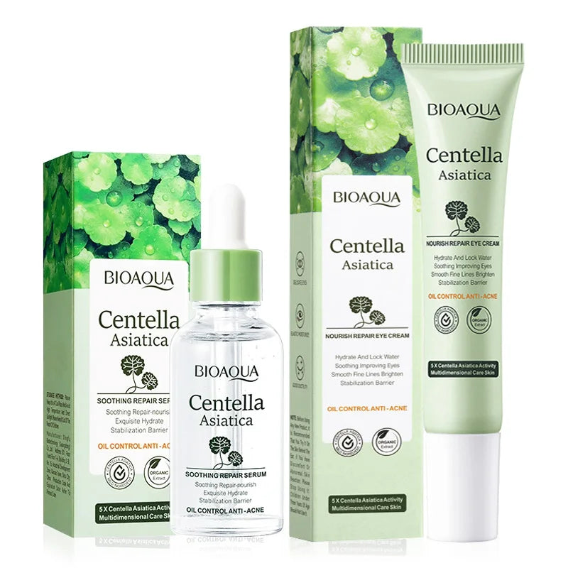 BIOAQUA Centella Asiatica Face Cream & Eye Cream Travel Set
