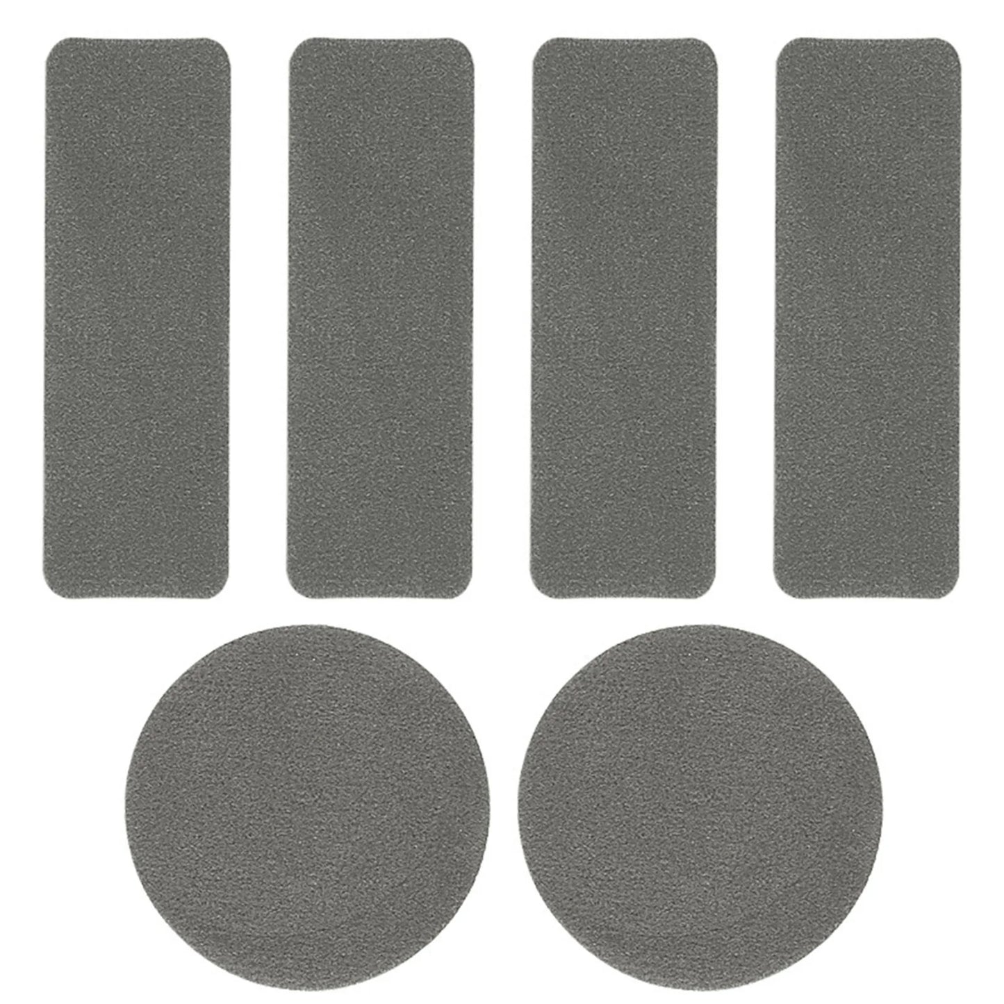 6pcs Inside Shoe Repair Patches Multi Color Inside Hole Repair Shoe Patches for Most Types of Shoes Peaceful Pleasures Health and Wellness Dark Gray