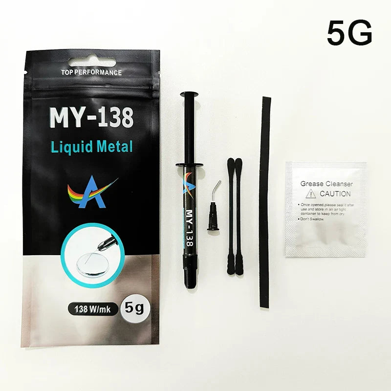 MY-138 Liquid Metal Thermal Paste | CPU GPU Laptop Cooling 1g–5g