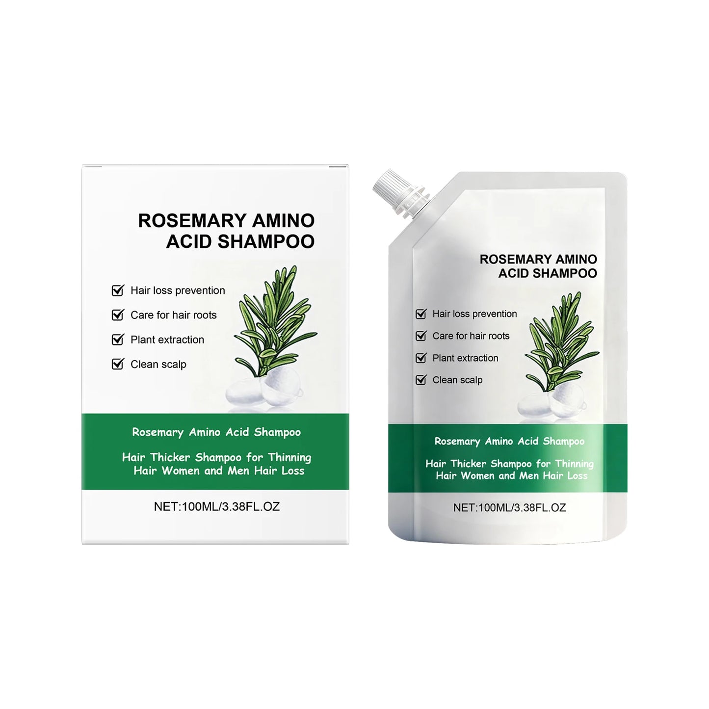 Rosemary Hair Growth Shampoo | Amino Acid Formula 100ml