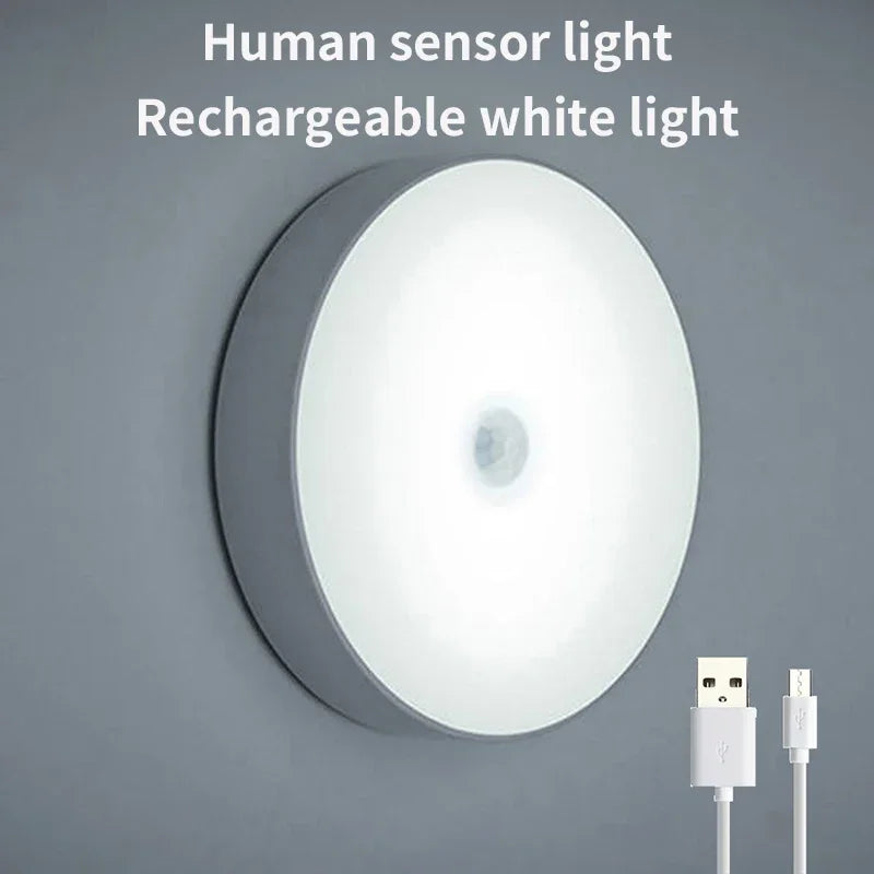 Smart Motion Sensor Cabinet Light – USB Rechargeable LED