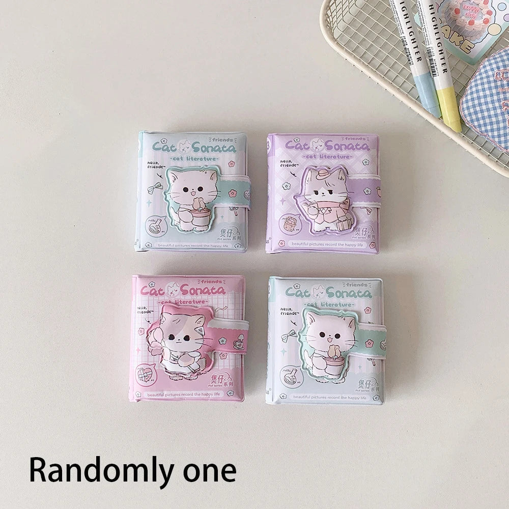 Cartoon Buckle Decompression Mini Notebook Colorful Pages Account